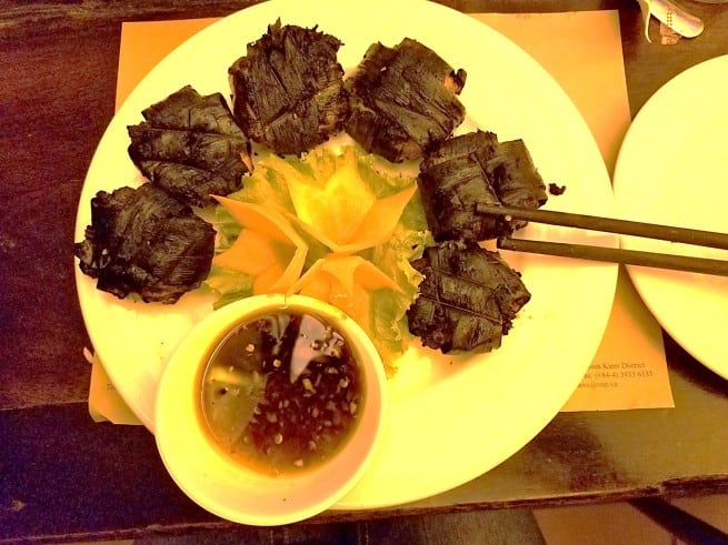 Banana Leaf Chicken - Hanoi foods