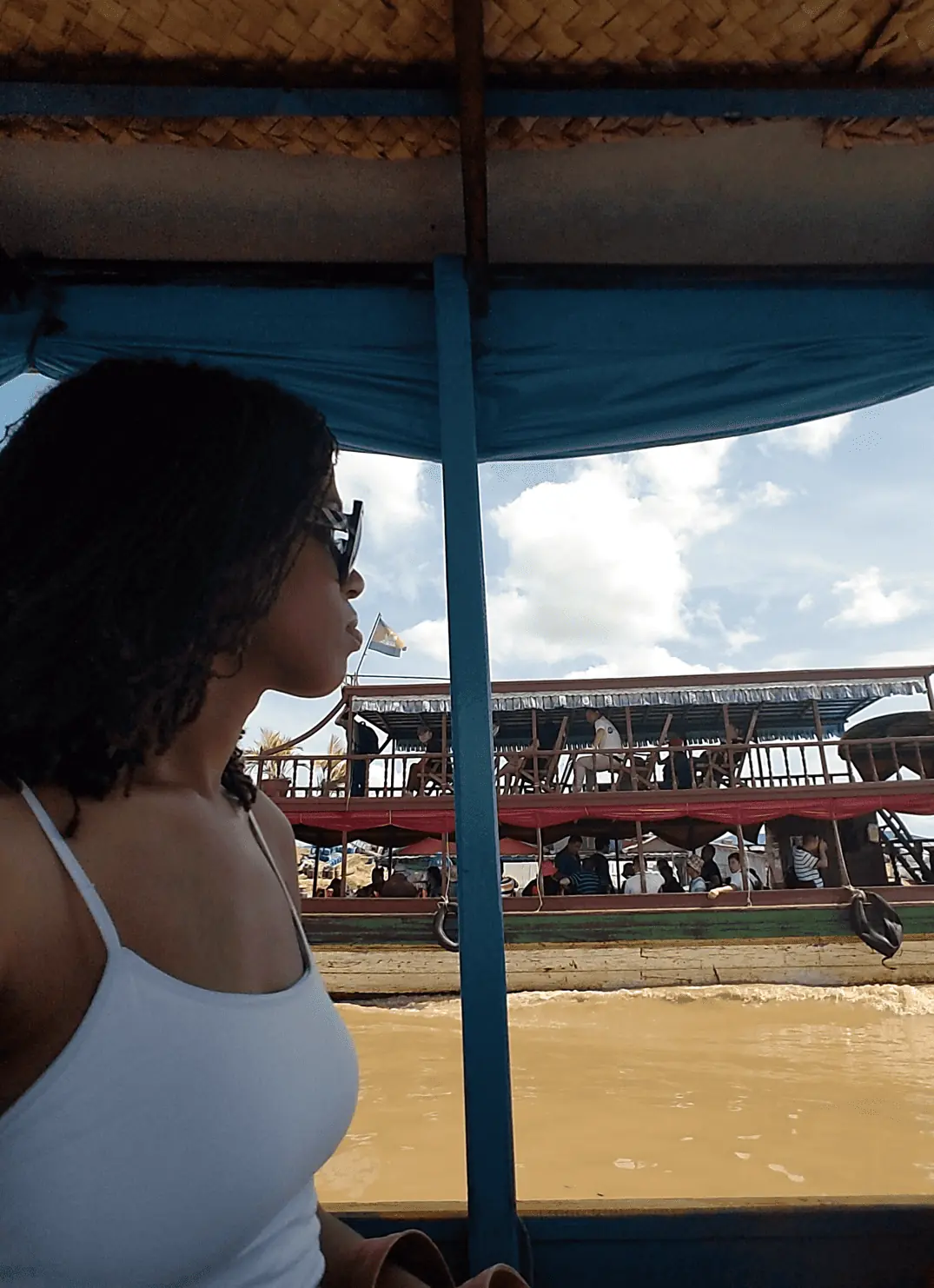 Riding in Tonle Sap