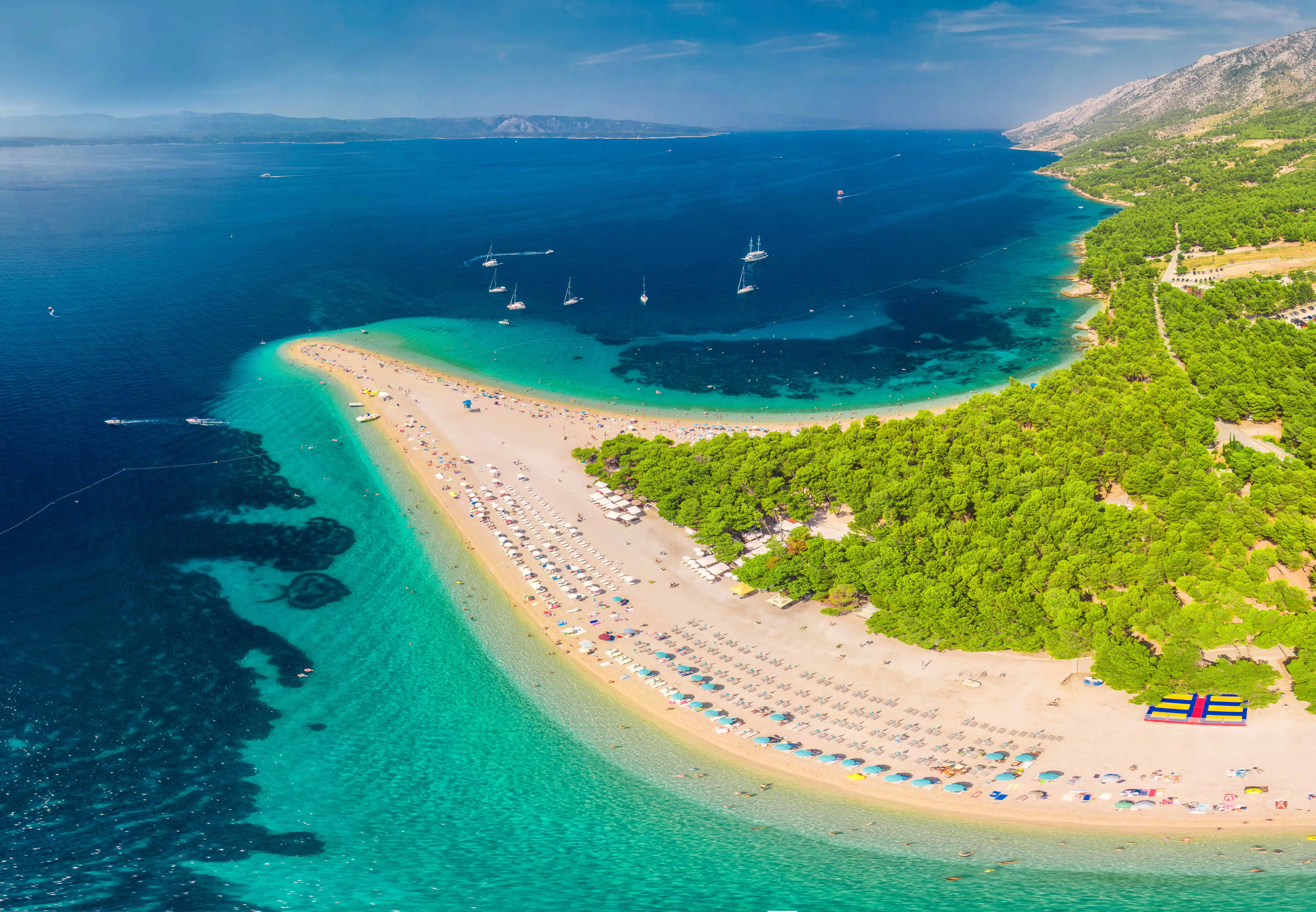 Zlanti Rat Beach in Brac, Croatia - Best Croatian Island Hopping Itinerary