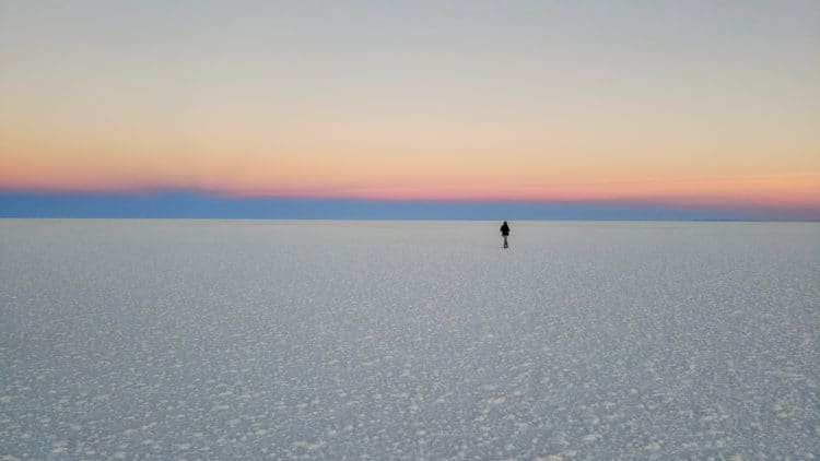 Sunset on Uyuni - Uyuni Salt Flats tour