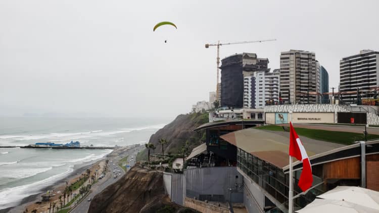 View of Miraflores neighborhood in Lima - The Best 7-Day Machu Picchu Itinerary