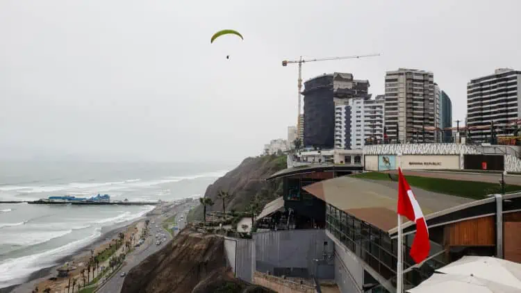 View of Miraflores neighborhood in Lima - The Best 7-Day Machu Picchu Itinerary
