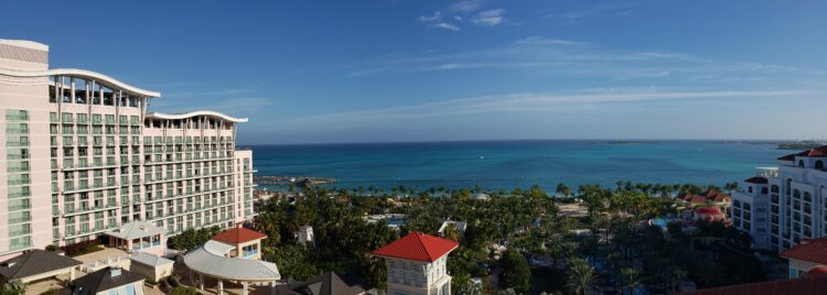 View from Grand Hyatt - Planning a Bahamas Family Vacation