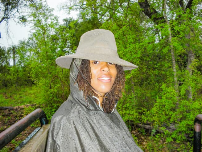Poncho on safari - Safari Clothing Guide