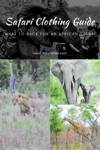 south africa safari clothes