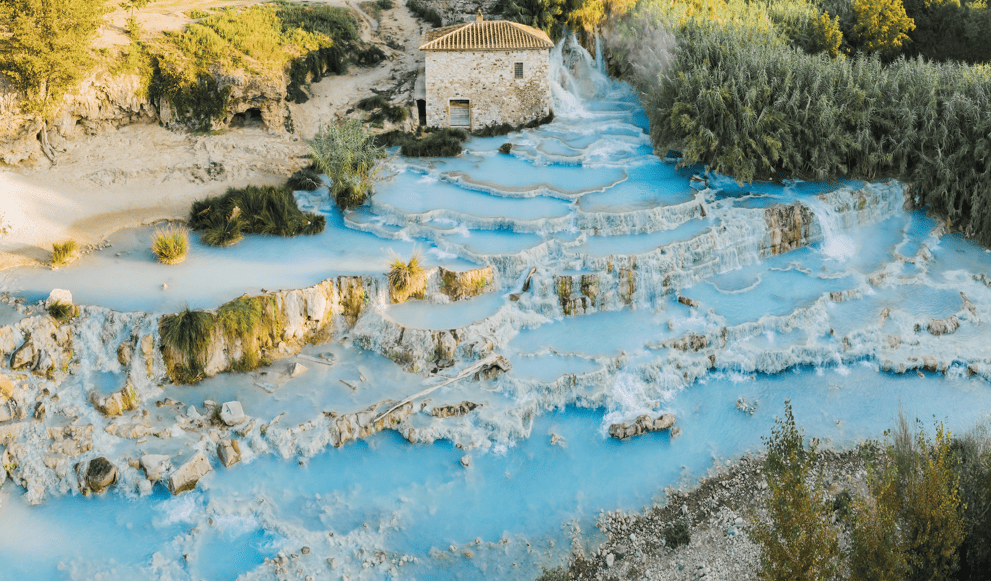 Wellness Travel Destinations - Saturnia Hot Springs
