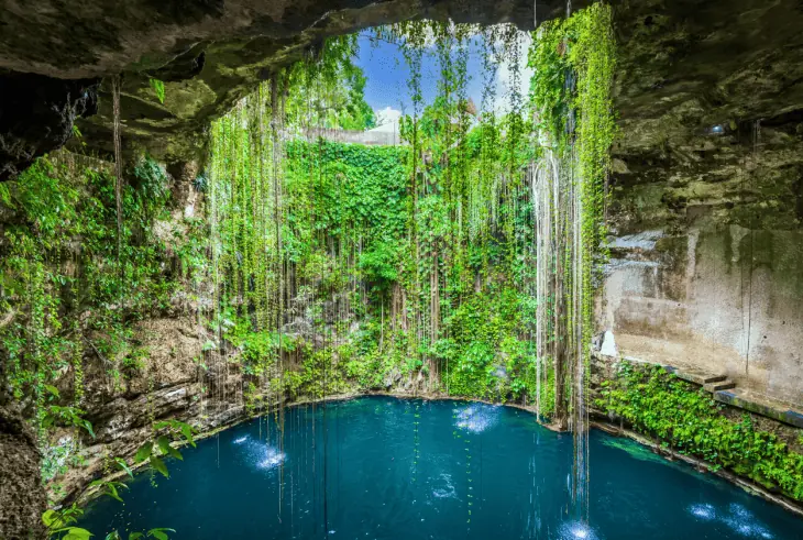 Mexico - cenote - best spring break destinations for families