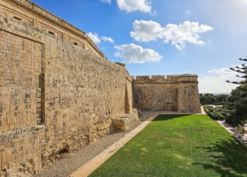 Mdina, Malta exterior wall