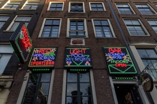 The Amsterdam Red Light District