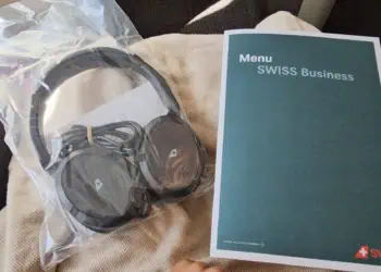 Onboard Swiss Airlines Business Class