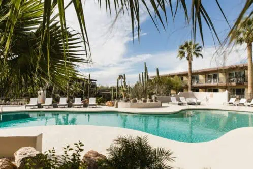 The pool at Civana Wellness Resort in Arizona