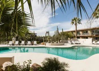 The pool at Civana Wellness Resort in Arizona