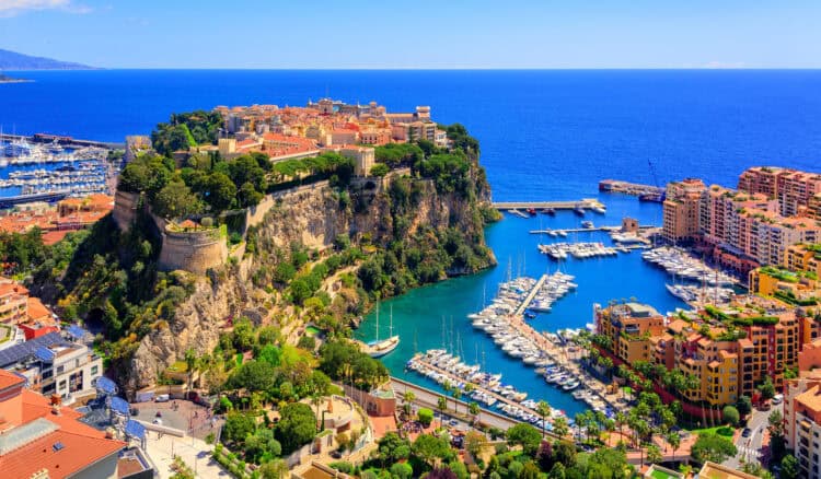Aerial view of Monte Carlo