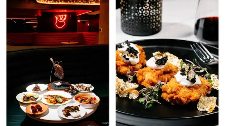 A spread of dishes at Gaia Supperclub