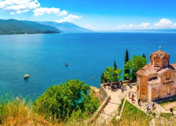 Beautiful coastline of Albania