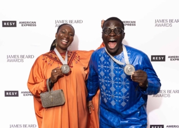 Chef Serigne Mbaye of Dakar NOLA won the 2026 James Beard Award for Best Chef: South. Photo Credit: Galdones Photography / James Beard Foundation