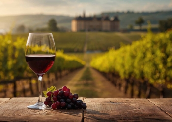 Exploring caves and sampling red dry pinot noir wine amid premier vineyards in Burgundy, wine tourism